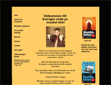 Tablet Screenshot of pc-muskeln.se